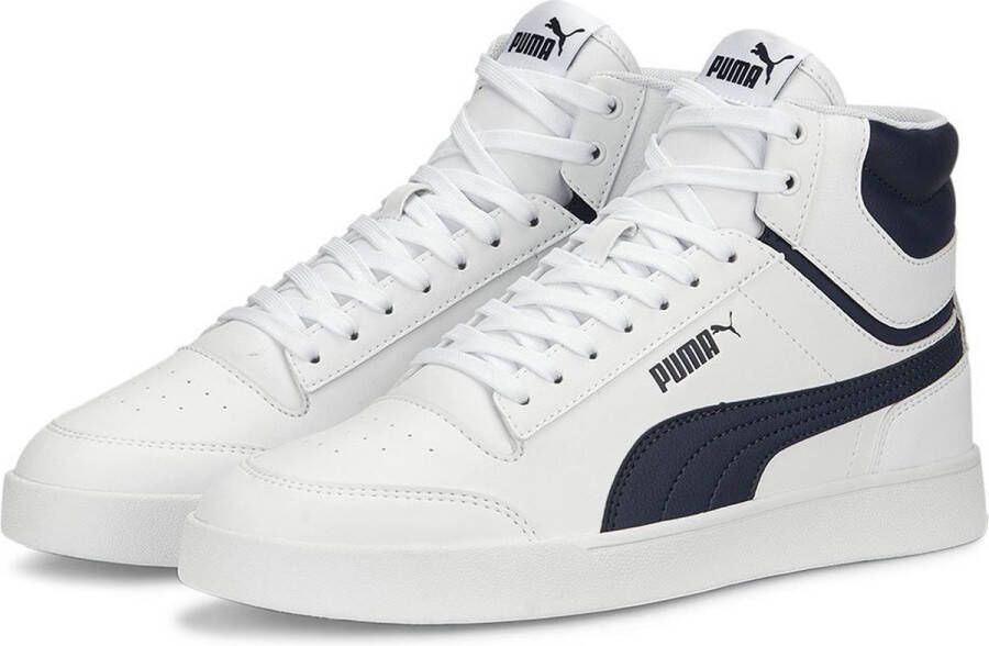 Puma Stijlvolle en Comfortabele Stoffen Sneakers White Heren