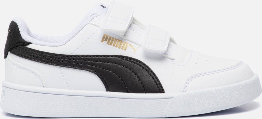 PUMA Shuffle V PS Sneakers Unisex White- Black- Team Gold