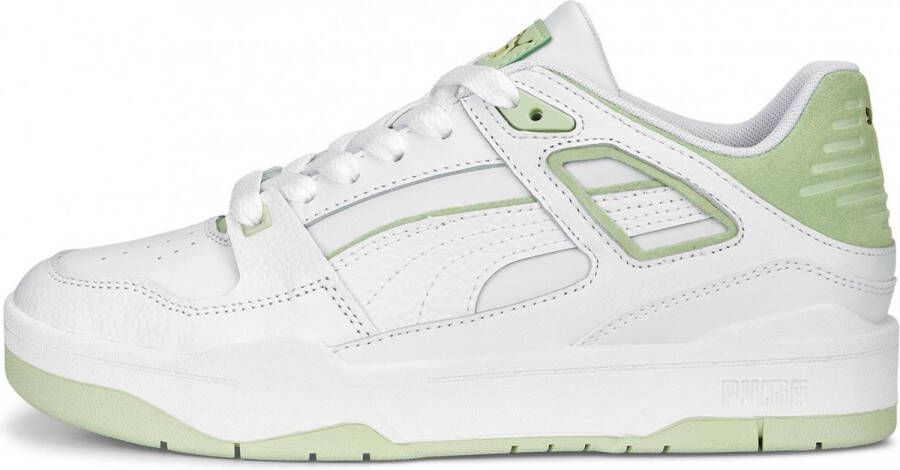 PUMA Slipstream Heren Sneakers Wit Mint Groen Casual schoenen