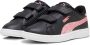 Puma Smash 3.0 L Star Glow leren sneakers zwart roze Meisjes Leer Meerkleurig 33 - Thumbnail 2