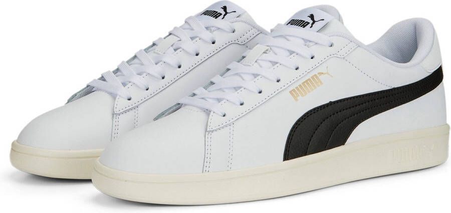 PUMA Smash 3 0 L Unisex Sneakers Wit Zwart