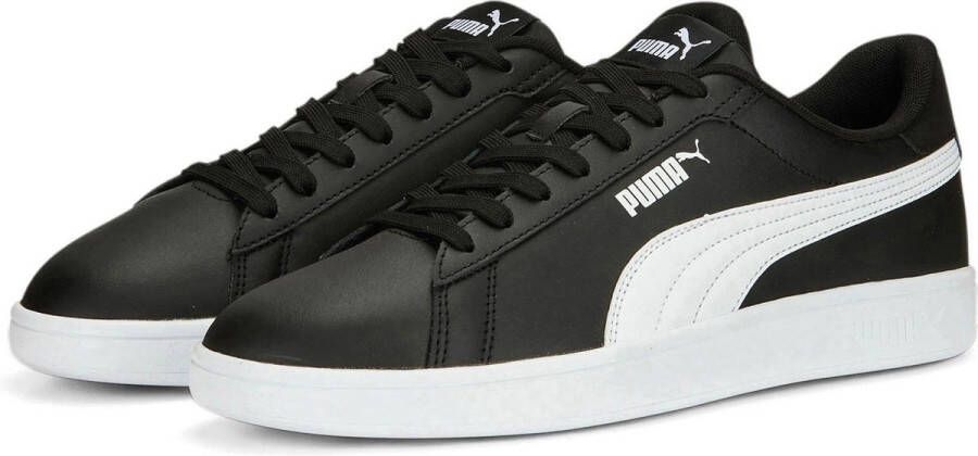 PUMA Smash 3 0 L Unisex Sneakers Zwart Wit