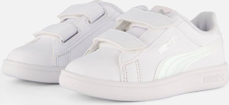 Puma Smash 3.0 Holo 2.0 V sneakers wit lila zilver - Foto 4