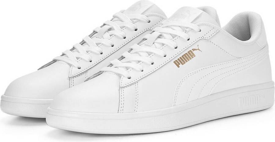 Puma Klassieke Smash Tennis-geïnspireerde Sneaker White
