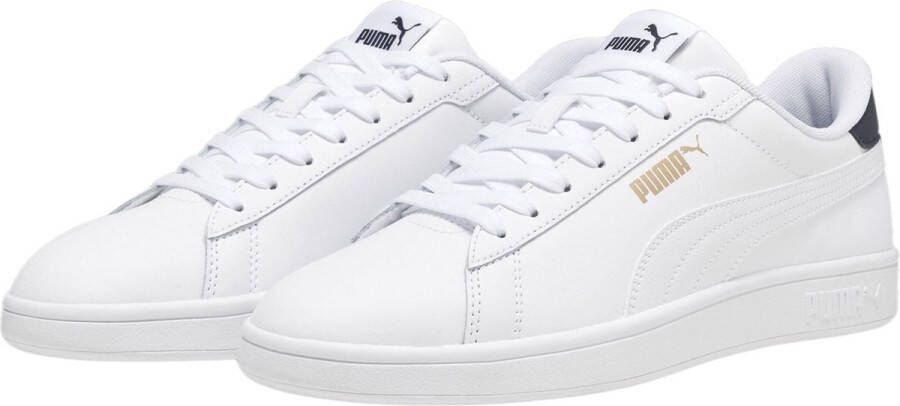PUMA Smash 3.0 L Unisex Sneakers White- Navy- Gold