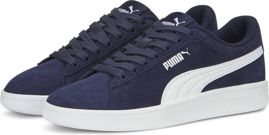 PUMA Smash 3.0 SD Jr Unisex Sneakers Navy- White