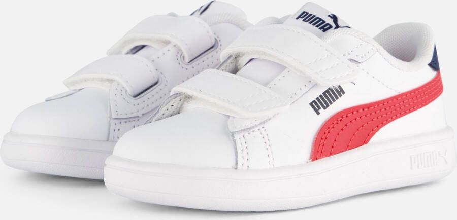 PUMA Smash 3.0 Sneakers wit Suede Heren