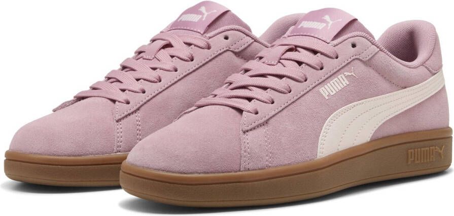 PUMA Smash 3.0 Unisex Sneakers Poised Pink-Jasmine Flower-Gum