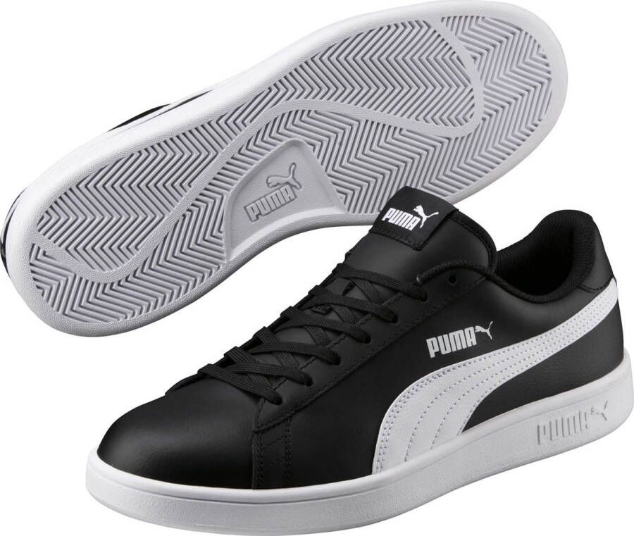 PUMA Smash V2 Heren Sneakers Casual Sport Schoenen Zwart 364989 - Foto 2