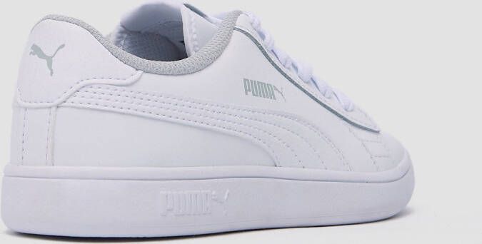 PUMA Smash V2 L PS kinder sneakers Wit