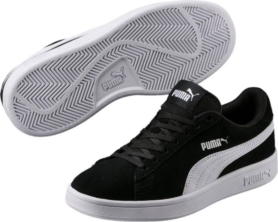 PUMA Smash v2 SD Jr Kinderen Sneakers Black White