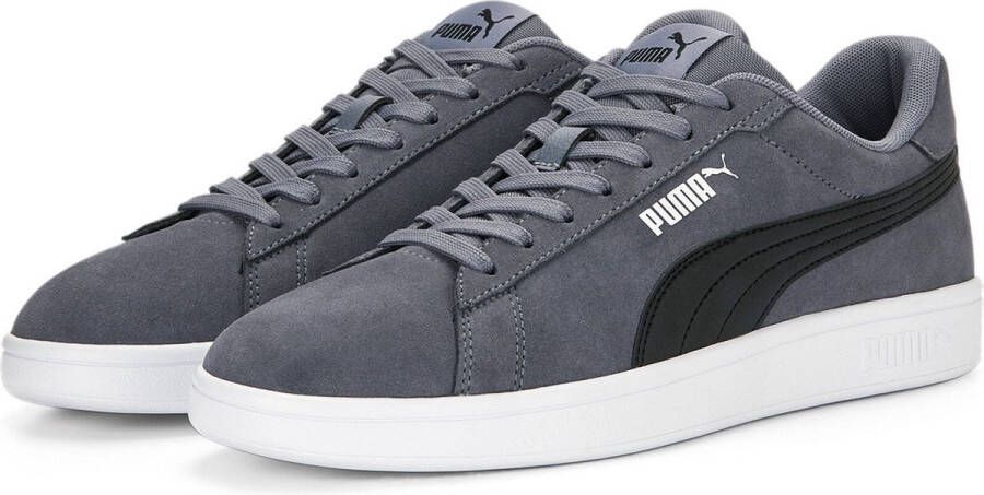 PUMA Smash 3.0 Unisex Sneakers Gray Tile- Black- White - Foto 2