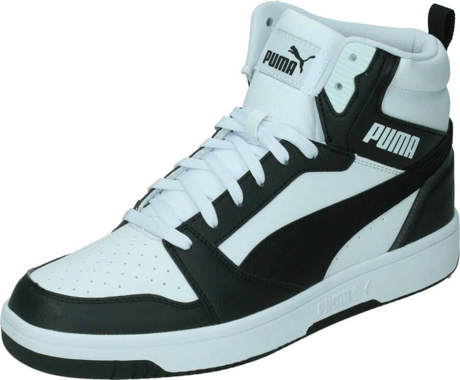 PUMA Rebound v6 Unisex Sneakers White- Black-Shadow Gray- White - Foto 2