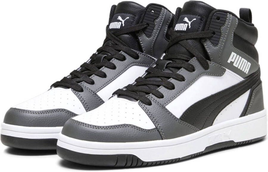 Puma Rebound V6 Sneakers Dames white black shadow grey maat: 40.5 beschikbare maaten:36 37.5 38.5 37 39 40.5 - Foto 5