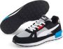 Puma Graviton Pro sneakers zwart wit lichtgrijs zilver blauw - Thumbnail 2