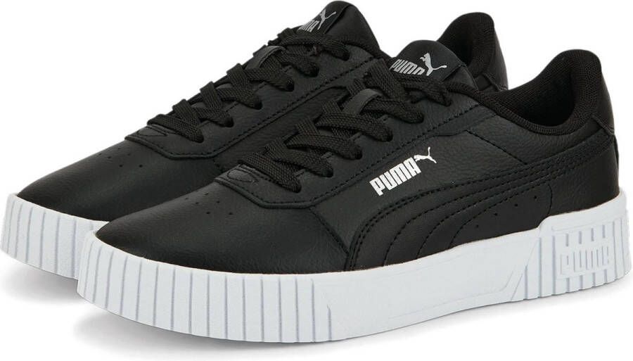 Puma Sportieve Chic Textiel Sneakers voor Black