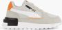 Puma Graviton sneakers grijs wit oranje - Thumbnail 2