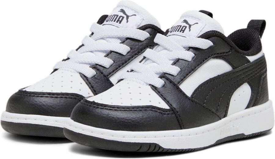 Puma Rebound V6 Low Jr Fashion sneakers Schoenen white black maat: 37.5 beschikbare maaten:37.5 - Foto 4