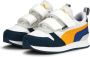 Puma R78 V Inf sneakers donkerblauw wit groen Jongens Meisjes Mesh Meerkleurig 22 - Thumbnail 3