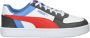 Puma Caven 2.0 Block 2.0 Block sneakers wit rood blauw Jongens Meisjes Imitatieleer 38 - Thumbnail 2