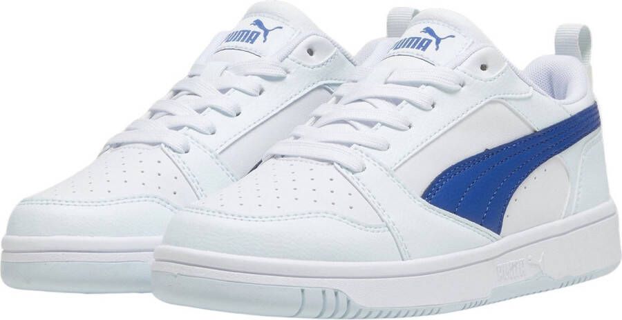 Puma Rebound V6 Lo sneakers wit blauw Imitatieleer Meerkleurig 35.5 - Foto 2