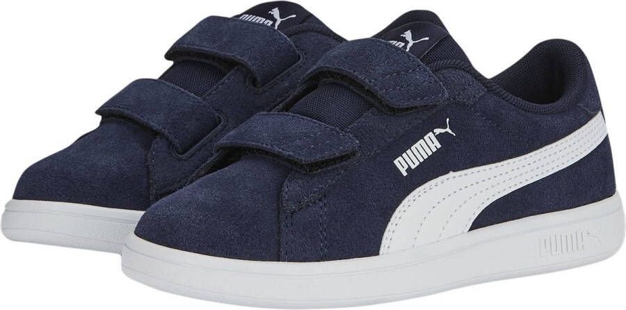 Puma Smash 3.0 SD V sneakers donkerblauw wit Suede Logo 21 - Foto 3