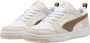 PUMA Rebound v6 Low Unisex Sneakers White-Totally Taupe-Alpine Snow - Thumbnail 2