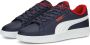 Puma Smash 3.0 sneakers donkerblauw wit rood - Thumbnail 2