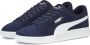 Puma Smash 3.0 SD suède sneakers donkerblauw wit - Thumbnail 2