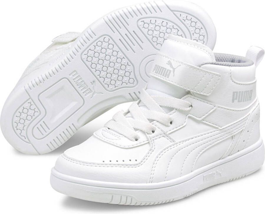 PUMA Rebound JOY AC PS Unisex Sneakers White- White-Limestone - Foto 3