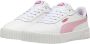 Puma Carina 2.0 sneakers wit roze Meisjes Imitatieleer Effen 35.5 - Thumbnail 2