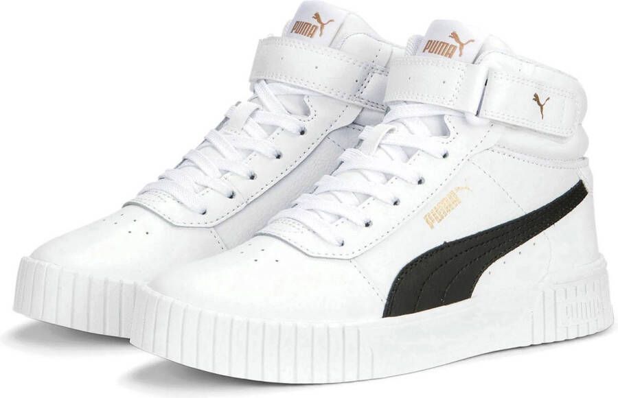 PUMA Carina 2.0 Mid Sneakers Black White Dames - Foto 3