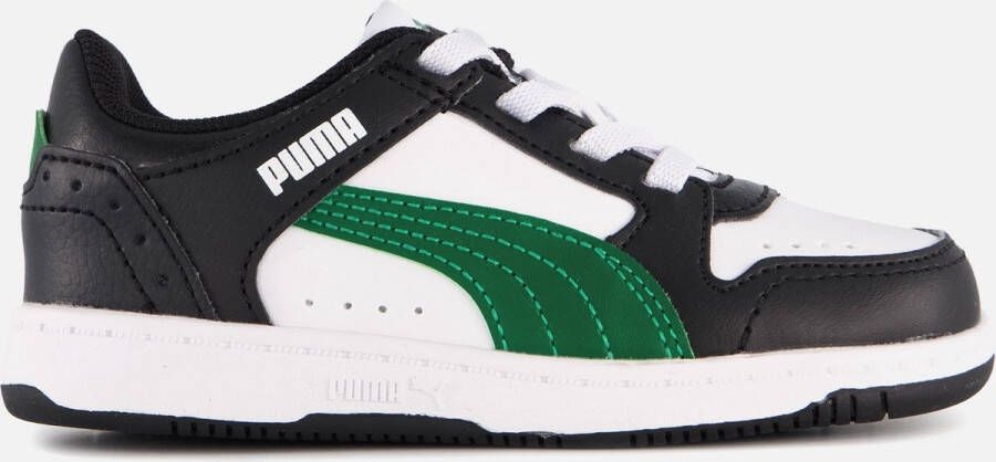 Puma Rebound Joy Lo AC sneakers zwart wit groen Imitatieleer 24