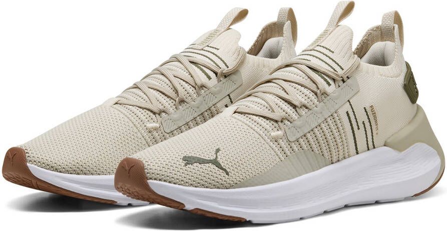 PUMA Softride Symmetry Fuzion LS Unisex Sportschoenen Schoenen 311482 01 beige
