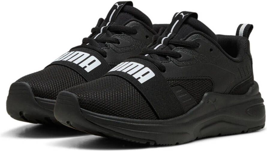 PUMA SOFTRIDE Wired 2 JR kinder sportschoenen unisex 401505 01 Zwart-Wit