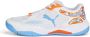PUMA Solarcourt RCT Unisex Sportschoenen Wit Zwart Lichtblauw - Thumbnail 1