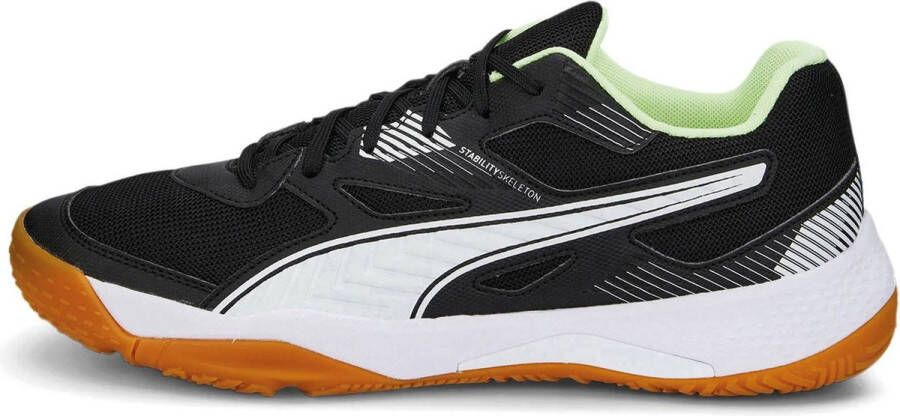 Puma solarflash ii indoorschoenen zwart wit heren dames - Foto 2