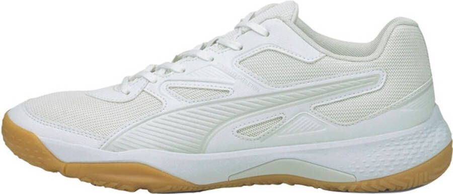 PUMA Solarflash Sportschoenen Volleybal Indoor wit geel