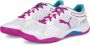 PUMA Solar Smash Sportschoenen Padel Smashcourt White Purple - Thumbnail 1