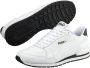 PUMA ST Runner V2 Full Leather Heren Sneakers Sportschoenen Schoenen Wit 365277 - Thumbnail 5