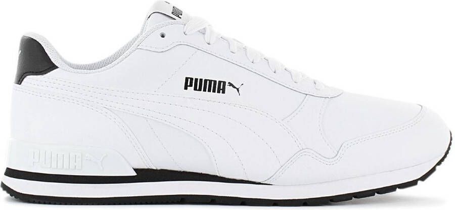 PUMA ST Runner V2 Full Leather Heren Sneakers Sportschoenen Schoenen Wit 365277