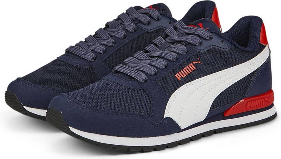 PUMA St Runner V3 Mesh Junior Hardloopschoenen Blauw