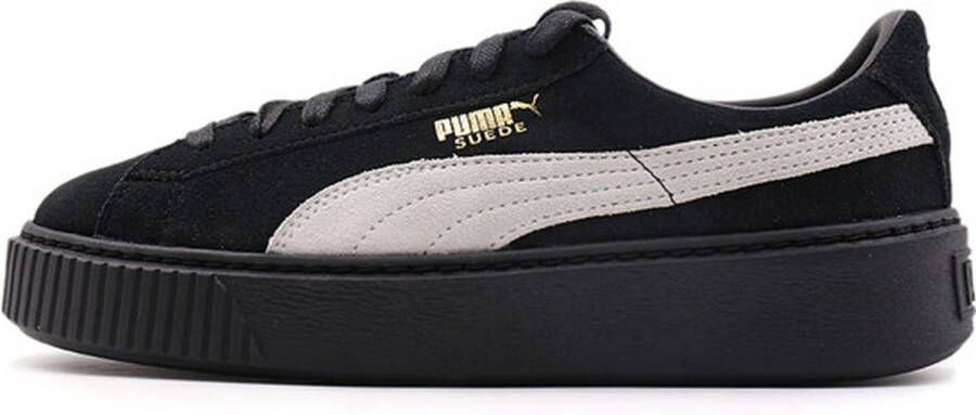 PUMA Suede Platform FL Dames Sneakers ) Zwart Grij