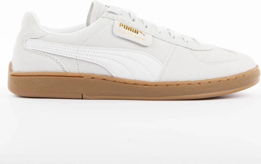 Puma Super Team SD sneaker van suède met leren details