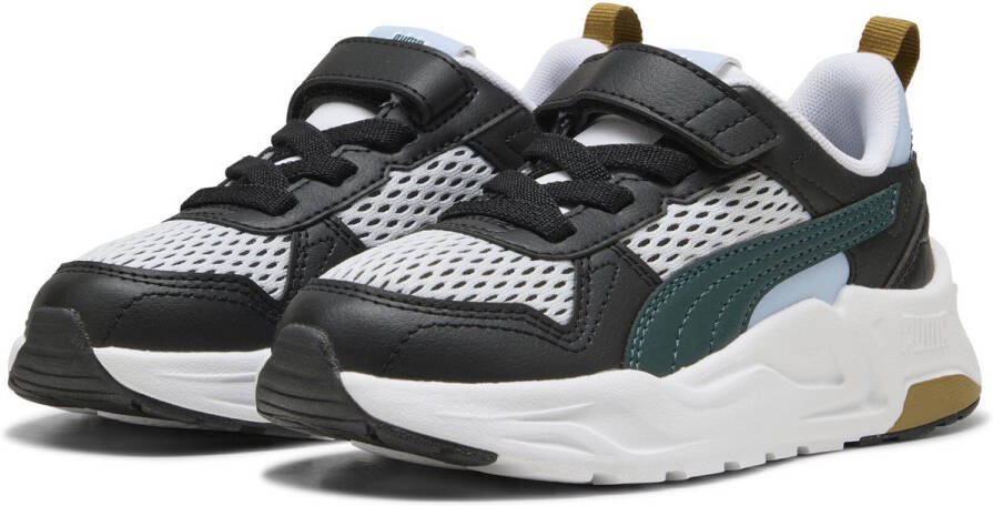 PUMA Trinity 2 LT Run Fun AC+ PS Unisex Sneakers White-Green Terrain- Black