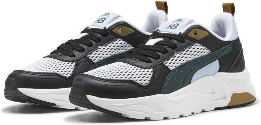 PUMA Trinity 2 LT Run Fun Jr Unisex Sneakers White-Green Terrain- Black