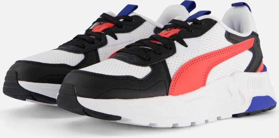 PUMA Trinity Lite Jr FALSE Sneakers White-Active Red- Black