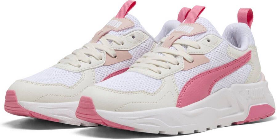 PUMA Trinity Lite Jr Unisex Sneakers White-Magic Rose-Vapor Gray