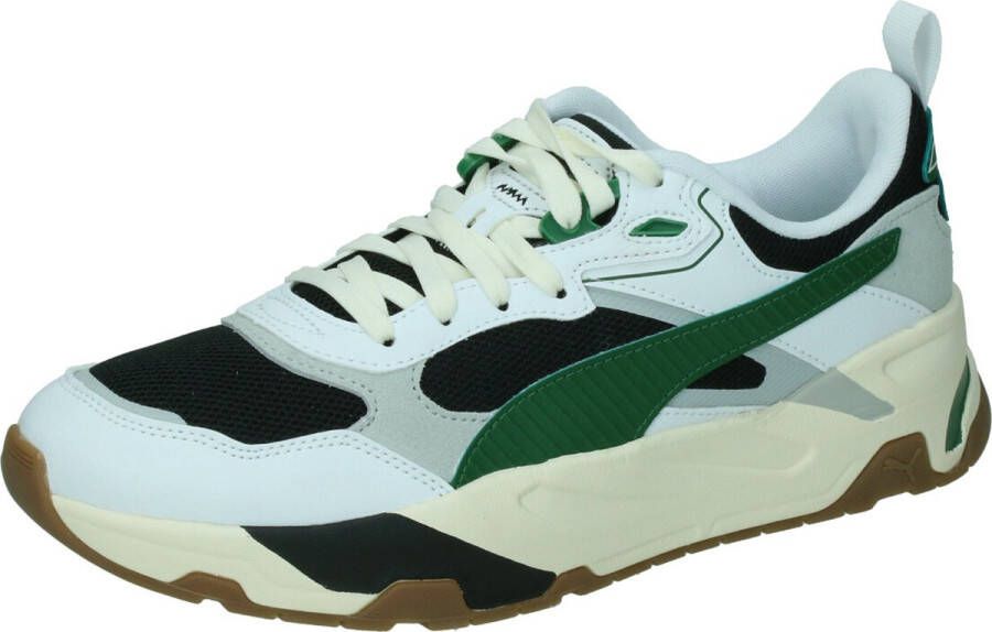Puma Trinity Heren Sportieve Zwarte Sneakers White Heren
