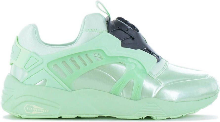 PUMA Trinomic DISC BLAZE Metal Heren Sneakers Schoenen Groen 396483